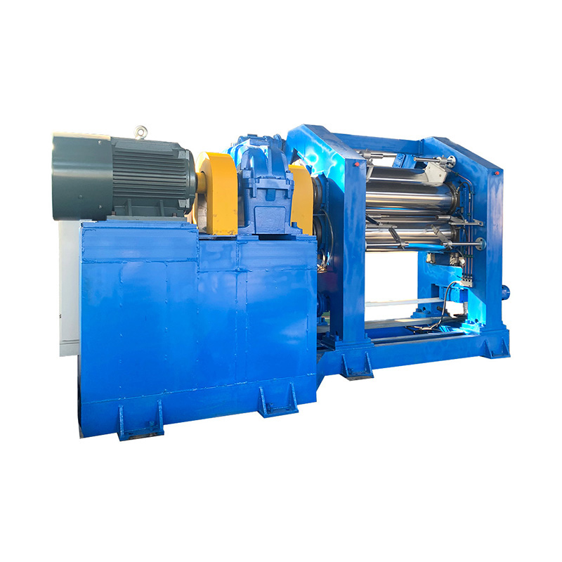 3-valcový gumený kalandrovací stroj