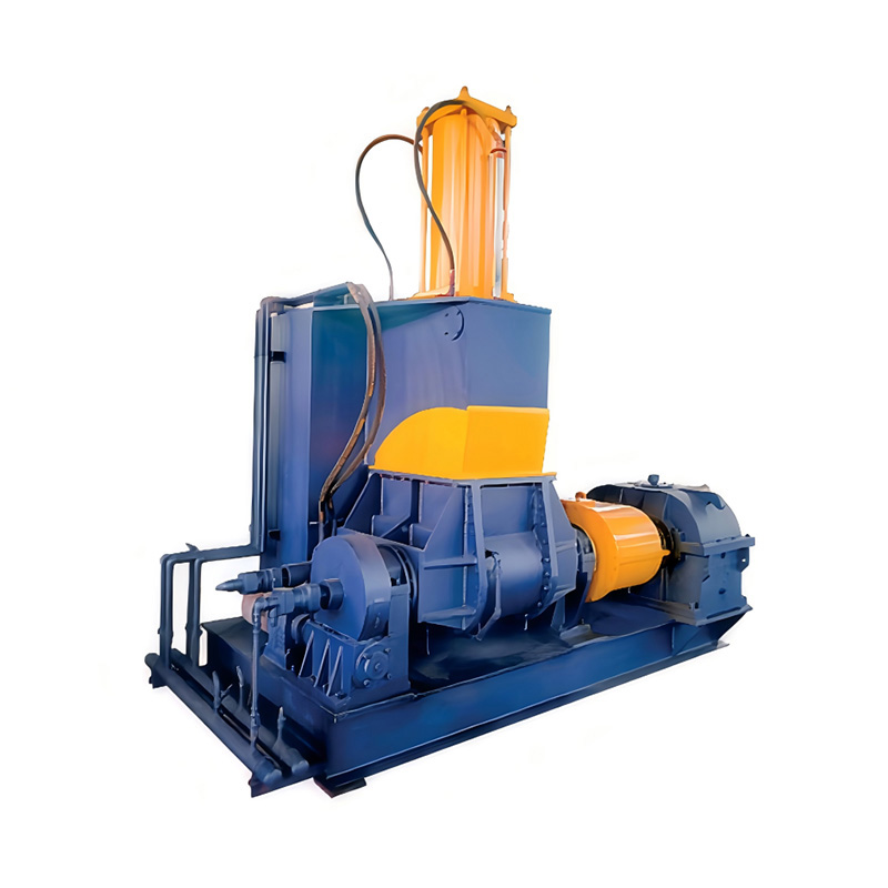 Stroj na miesenie gumy