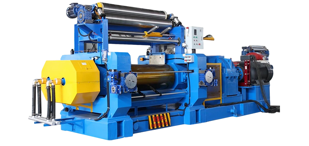 Stroj na miešanie gumy